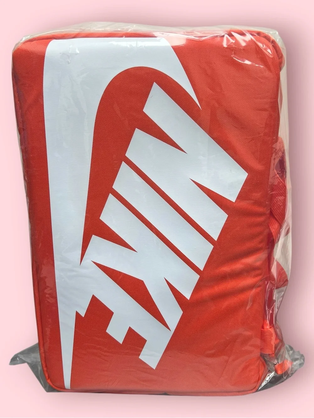 Nike 12L Crossbody Shoebox Bag (Orange / White)